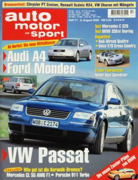 Auto Motor Sport, 09.08.2000 bis 22.08.2000