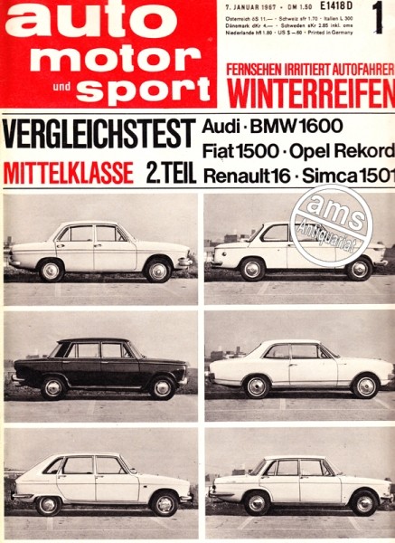 Auto Motor Sport, 07.01.1967 bis 20.01.1967