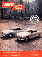 11/1956: Test VW-Karmann-Ghia-Coupe; Billige Spanien-Fahrt; Wo bleibt die Scheibenbremse?