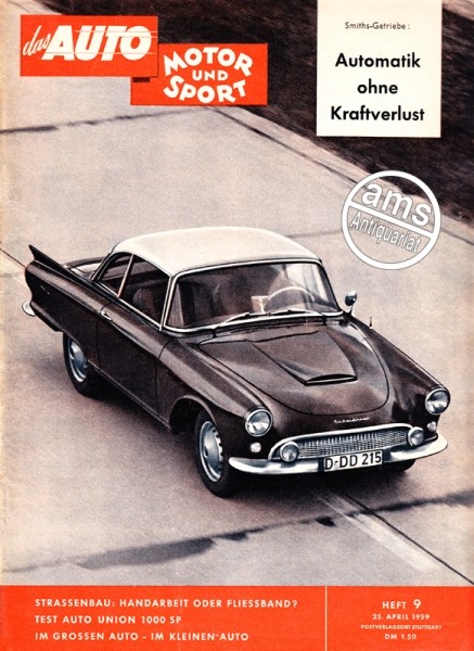 Auto Motor Sport, 25.04.1959 bis 08.05.1959