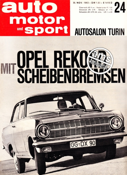 Auto Zeitung 30.11.1963