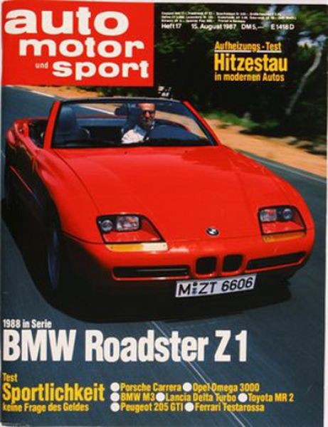 Auto Motor Sport, 15.08.1987 bis 28.08.1987