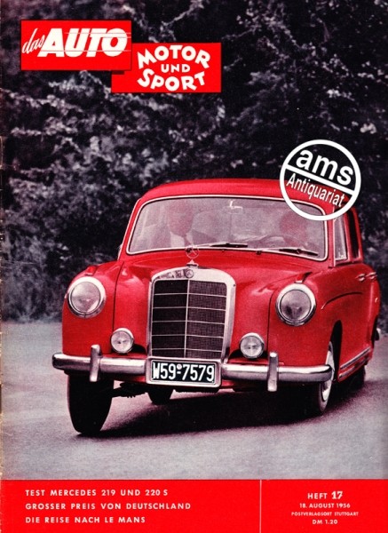 Auto Motor Sport, 18.08.1956 bis 31.08.1956