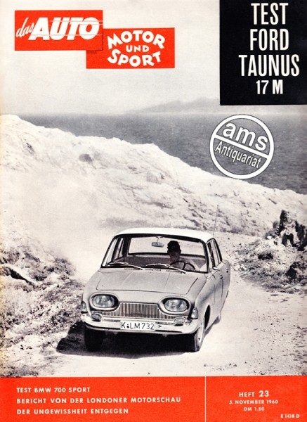 Auto Motor Sport, 05.11.1960 bis 18.11.1960