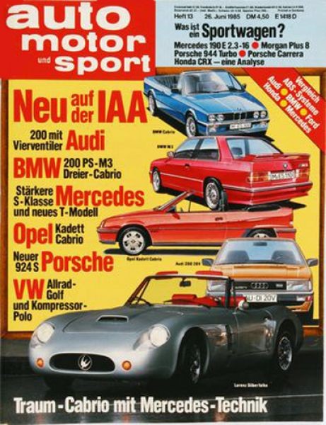 Auto Motor Sport, 26.06.1985 bis 09.07.1985