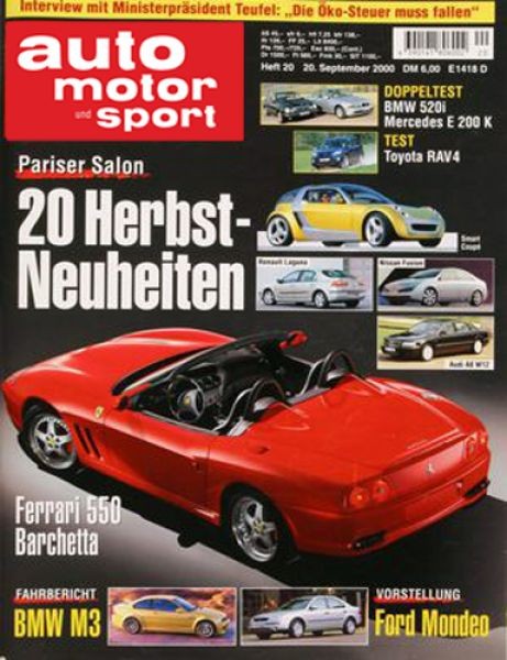Auto Motor Sport, 20.09.2000 bis 03.10.2000