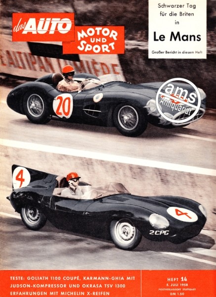 Auto Motor Sport, 05.07.1958 bis 18.07.1958