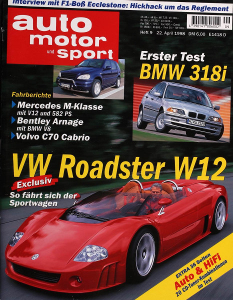 Auto Motor Sport, 22.04.1998 bis 05.05.1998