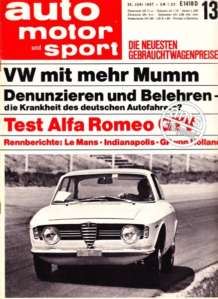 Auto Motor Sport, 24.06.1967 bis 07.07.1967