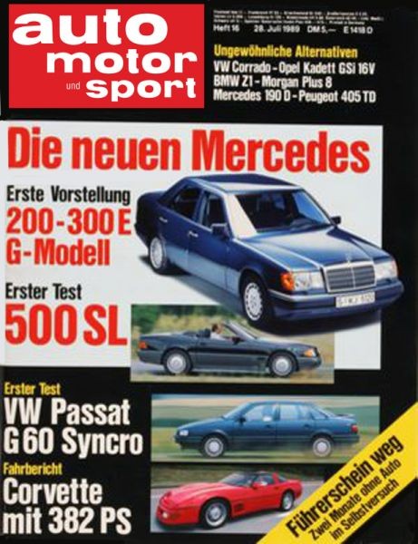 Auto Motor Sport, 28.07.1989 bis 10.08.1989