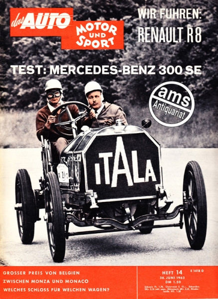 Auto Motor Sport, 30.06.1962 bis 13.07.1962