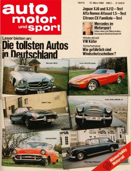 Auto Motor Sport, 12.03.1980 bis 25.03.1980