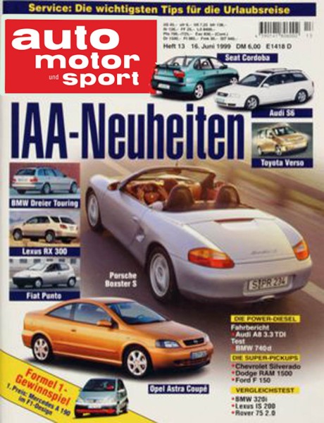 Auto Motor Sport, 16.06.1999 bis 29.06.1999
