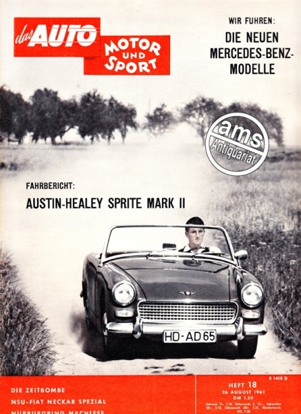 Auto Motor Sport, 26.08.1961 bis 08.09.1961