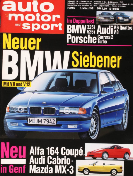 Auto Motor Sport, 08.03.1991 bis 21.03.1991