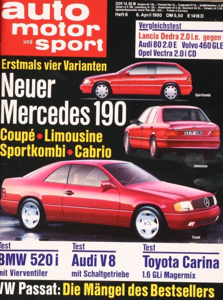 Auto Motor Sport, 06.04.1990 bis 19.04.1990