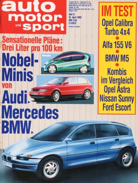Auto Motor Sport, 16.04.1992 bis 29.04.1992